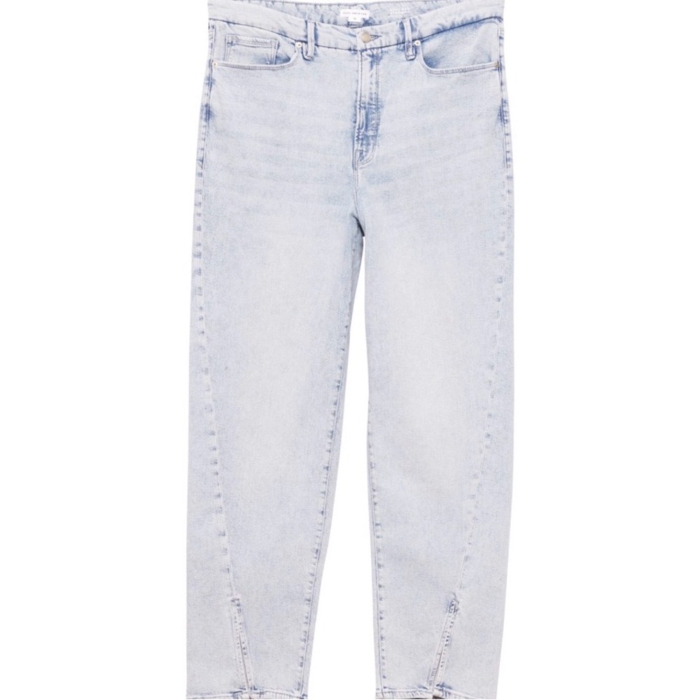 GOOD AMERICAN  Good Boy Straight Jeans - High Rise  Plus Size 15&16 Stretch NWT